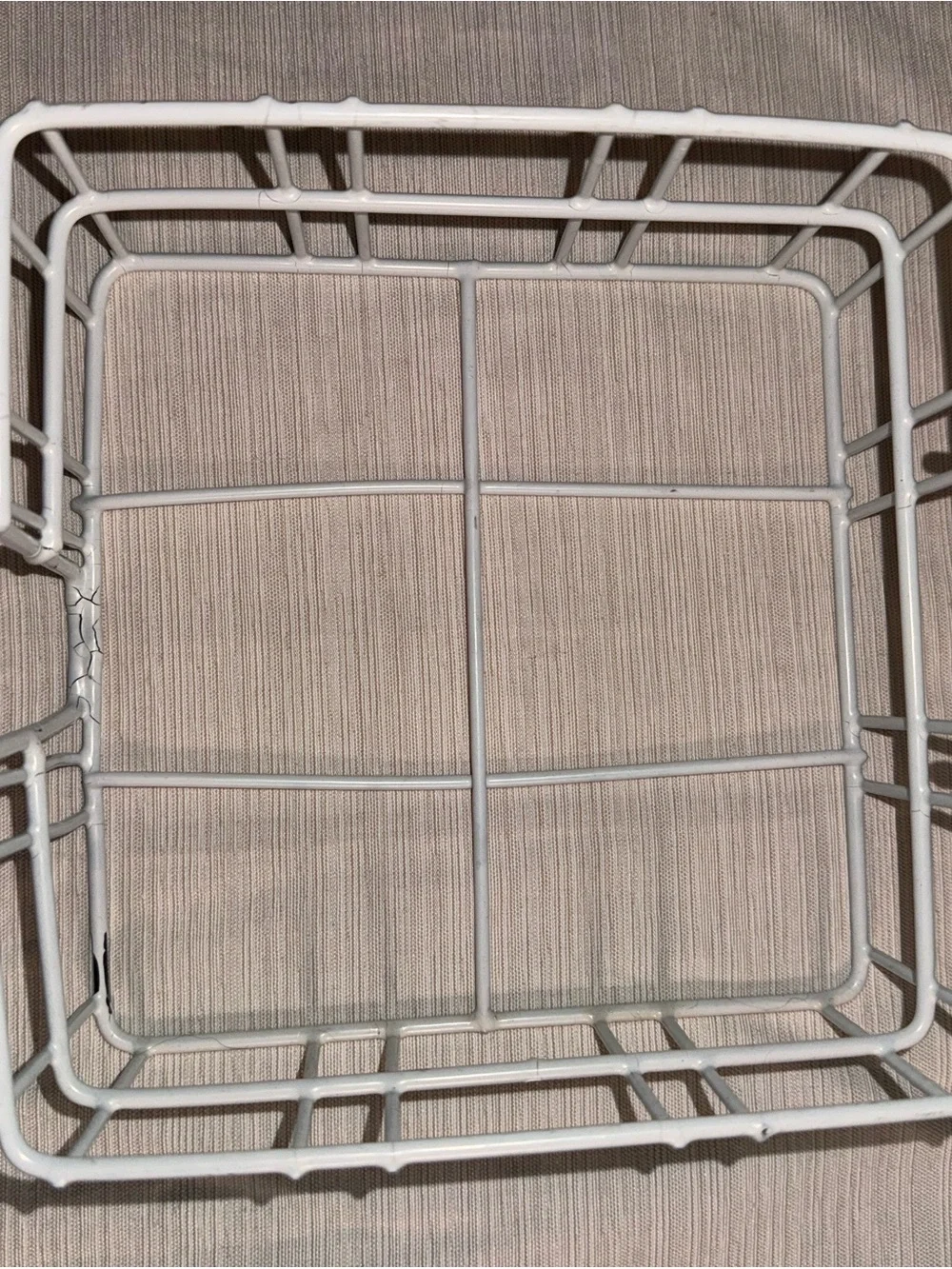 White Metal Wire Paper Plate Holder and Napkin Holder Set - Home Accents